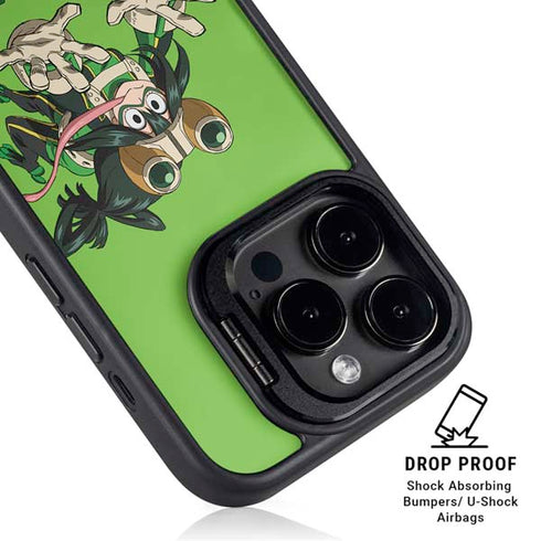 My Hero Academia Tsuyu Season 5 iPhone 15 Pro Kickstand Case